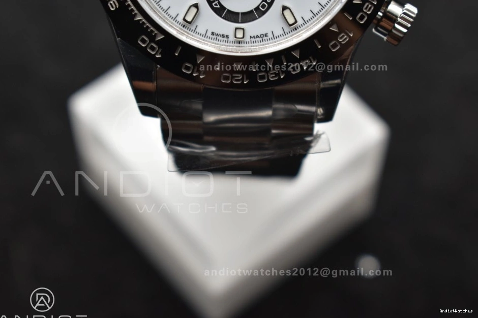 1:1 116500 Bracelet on Daytona Edition White WellDesigned DD 904L SB Dial SS 735 VSF Steel Best 0731